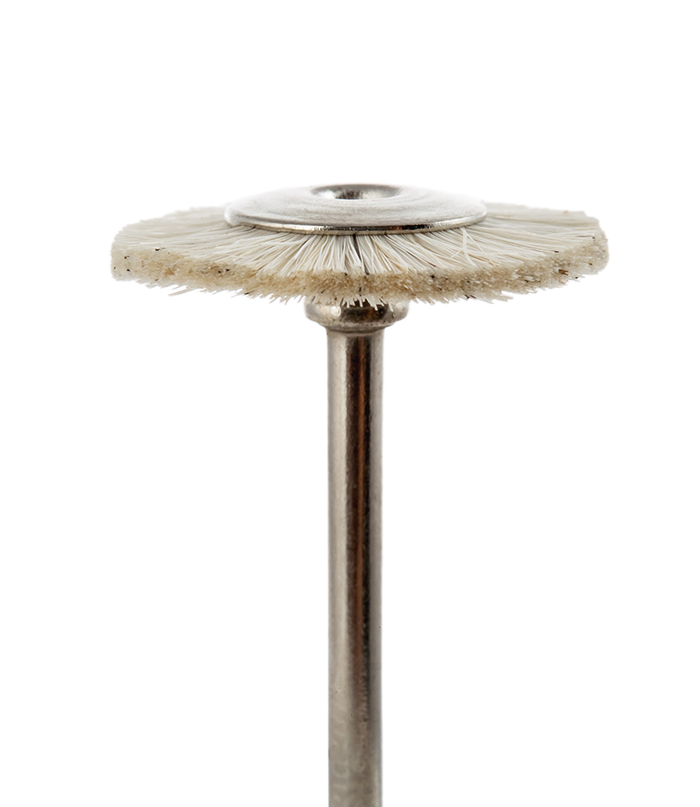 Щетка-диск белая 19 мм мягкая 115₽